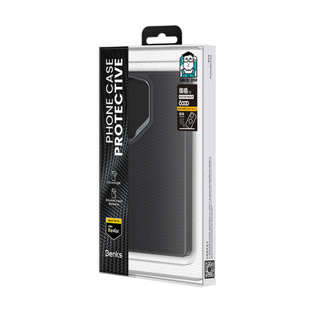 Benks Etui Magnetic Armor Pro Kevlar 600D (A044) do Samsung Galaxy S25 Plus czarny