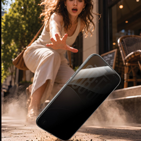 Benks Szkło Hartowane Ultra Shield Privacy Glass do iPhone 18 Pro Max Czarne