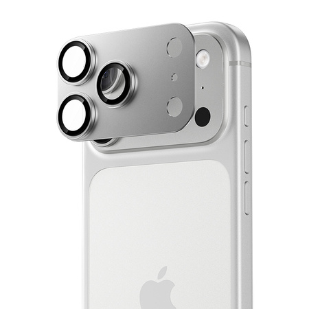 Benks Szkło Hartowane Glass Warrior Metal Integrated Lens Protector (C069) do iPhone 17 Pro (obiektyw 3 sztuki) Białe