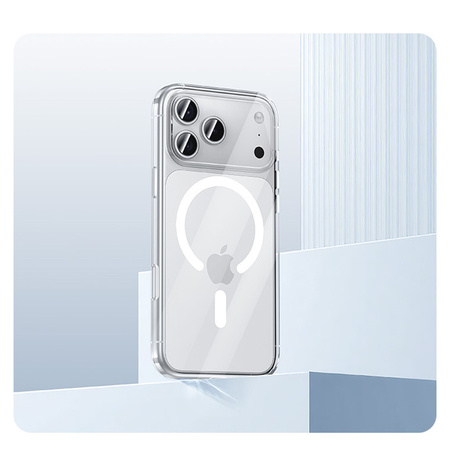 Benks Etui Magnetic Crystal do Iphone 17 Pro przezroczysty (Camera Control Button)