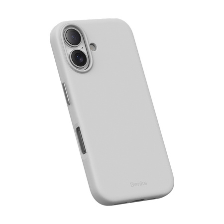 Benks Etui Magnetic Vita Pro Silicone do iPhone 16 Szare