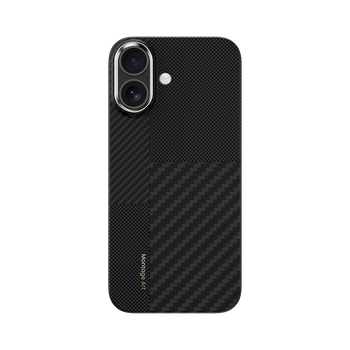 Benks Etui Montage Magnetic Carbon Kevlar Armor Air Metal Frame 600D+1500D do iPhone 17 czarne – Wytrzymałe Etui Carbon Kevlarowe z Ochroną i Stylowym Designem