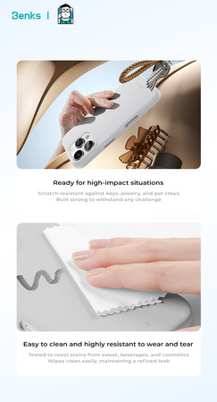 Benks Etui Magnetic Vita Pro Silicone do iPhone 16 Pro Max Zielone
