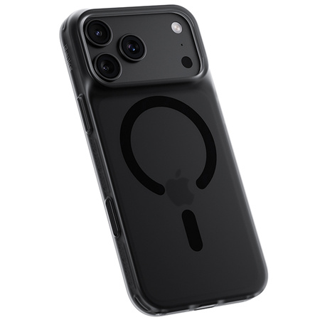 Benks Etui Magnetic Lucid Armor Pro do iPhone 18 Pro Max / 17 Pro Max czarne – przezroczysta ochrona z ramką pochłaniającą wstrząsy i MagSafe