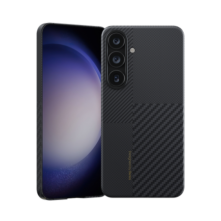 Benks Etui Montage Magnetic Carbon Kevlar Armor Air 600D do Samsung Galaxy S24 czarne – Smukłe i Wytrzymałe Etui Carbon Kevlarowe