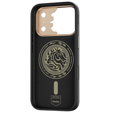 Benks Etui Magnetic Armor Pro Knight Kevlar Metal Frame do iPhone 18 Pro Max / 17 Pro Max czarne – wytrzymałe etui z włóknem Kevlar® i pełną ochroną MagSafe