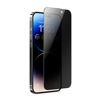 Benks Szkło Hartowane Ultra Shield Privacy Glass do iPhone 14 Pro Max / 15 Plus / 16 Plus Czarne