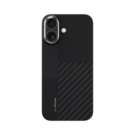 Benks Etui Montage Magnetic Carbon Kevlar Armor Air Metal Frame 600D+1500D do iPhone 17 czarne – Wytrzymałe Etui Carbon Kevlarowe z Ochroną i Stylowym Designem