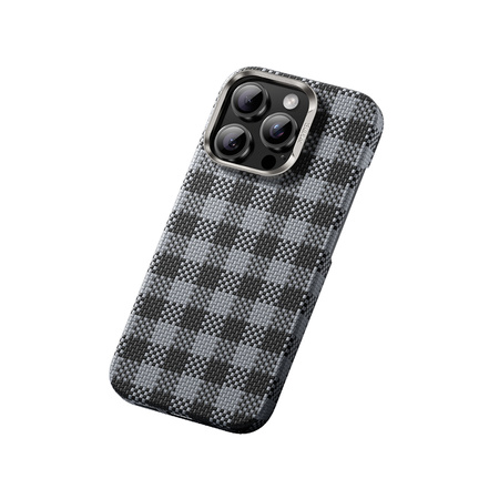 Benks Etui Carbon Kevlar Armor Vichy MagSafe do iPhone 16 Pro Max plecki pokrowiec case ochrona obudowa