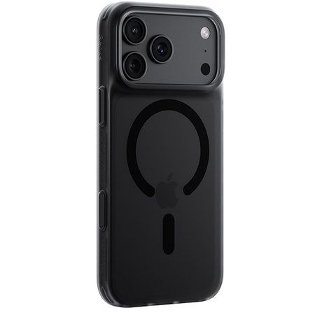Benks Etui Magnetic Lucid Armor Pro do iPhone 18 Pro Max / 17 Pro Max czarne – przezroczysta ochrona z ramką pochłaniającą wstrząsy i MagSafe