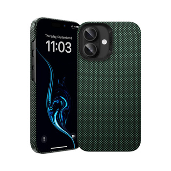 Benks Etui Magnetic Armor Tint Kevlar 1000D (0064) do iPhone 16 Plus Zielone