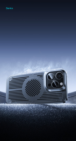 Benks Etui Magnetic Biliz Cooling z chłodzeniem MagSafe do iPhone 16 Pro Max plecki pokrowiec case obudowa