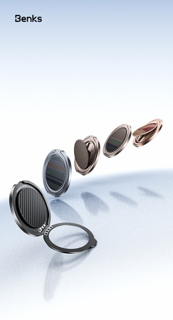 Benks uchwyt ring podstawka magnetyczna do telefonu kevlar carbon MagSafe etui pop socket