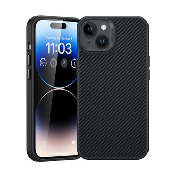 Benks Etui Magnetic Hybrid Armor Pro Kevlar Metal Frame 600D do iPhone 15 Plus Czarne