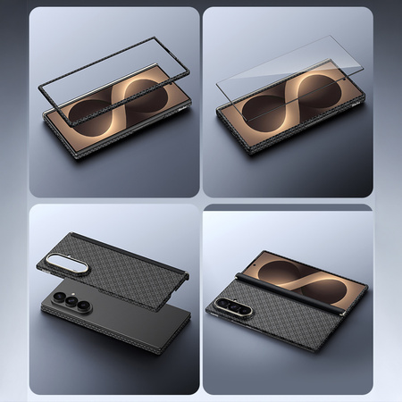 Benks Etui Magnetic Armor Grid Air Grand Combo (C.K.FL.SA.BK.0051) do Samsung Galaxy Z Fold 8 Ultra czarny