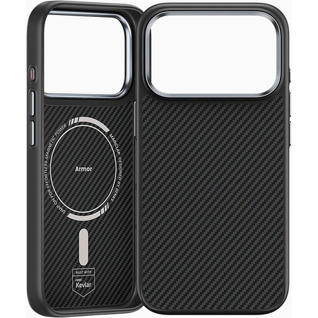 Benks Pancerne Etui Ochronne Armor Pro Kevlar Carbon Metal Frame 600D do iPhone 18 Pro Max / 17 Pro Max