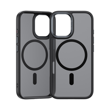 Benks Etui Magnetic Mist Metal Frame do iPhone 16 Pro Max Czarne