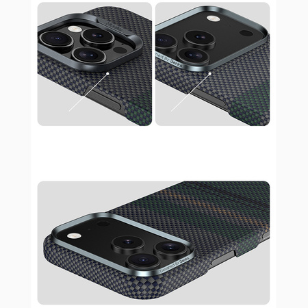 Benks Etui Magnetic Carbon Kevlar Armor Air Aurora 600D do iPhone 17 – Lekkie Etui Carbon Kevlarowe z Aurora Finish i MagSafe