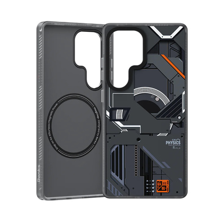 Benks Etui Dynamic Magnetic Mecha (C045) do Samsung Galaxy S25 Ultra czarny