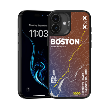 Benks Etui Dynamic City Boston do Iphone 16