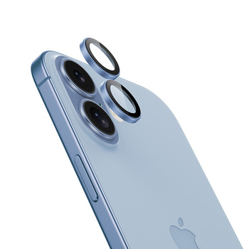 Benks Szkło Hartowane DR Sapphire Lens Protector na aparat do iPhone 17 (obiektyw 2 sztuki) jasnoniebieskie
