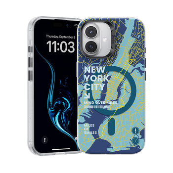 Benks Etui Magnetic City New York do iPhone 16 Plus