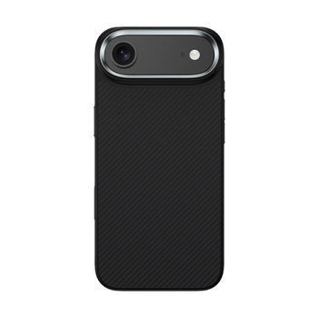 Benks Etui Magnetic Carbon Kevlar Armor Pro Metal Frame 600D do iPhone 17 Air czarne (Camera Control Button) – Smukłe Etui Carbon Kevlarowe z Metalową Ramką i Camera Control