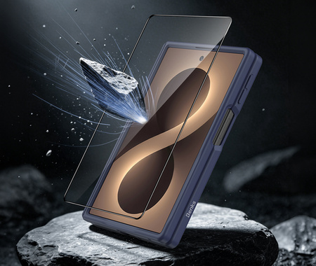 Benks Etui Magnetic Armor Grid Pro Grand Combo (C.K.FL.SA.BE.CS60) do Samsung Galaxy Z Fold 8 niebieski