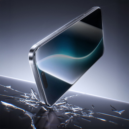 Benks Hartowane szkło Ultra Shield HD do iPhone 17 Air czarne – wytrzymała ochrona, naturalne kolory ekranu