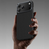 Benks Etui Magnetic Carbon Kevlar Armor Air Metal Frame 600D do iPhone 17 Pro Max czarne – Pancerne Etui Carbon Kevlarowe z Ramką Metalową i MagSafe