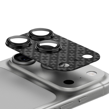 Benks Hartowane szkło Armor Warrior Lens (BF69) do Iphone 17 Pro ArmorGrid czarny (wyspa)