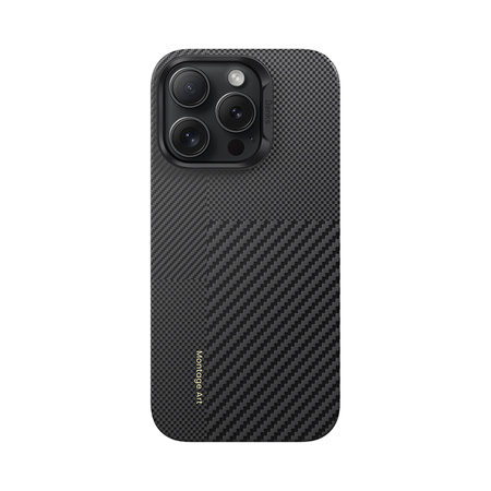 Benks Etui Montage Magnetic Armor Air Kevlar PC Frame 600D+1500D (M064) do iPhone 16 Plus Czarne