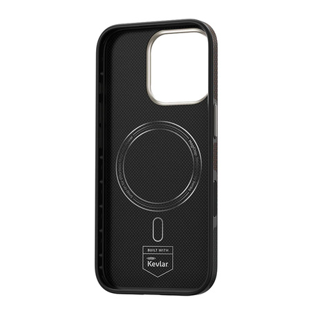 Benks Etui Carbon Kevlar Armor Pro Prestige MagSafe do iPhone 16 Pro plecki pokrowiec ochrona Camera Control sterowanie aparatem