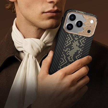 Benks Etui Magnetic Armor Air Knight Kevlar Metal Frame do iPhone 18 Pro / 17 Pro czarne – wytrzymałe etui z włóknem Kevlar® i pełną ochroną MagSafe