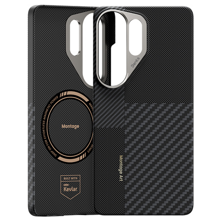 Benks Etui do Samsung Galaxy S26 Ultra Carbon Kevlar 600D+1500D Armor Air Montage z MagSafe Wzmacniane – Czarne