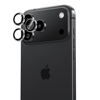 Benks Hartowane szkło Glass Warrior Lens Protector na aparat do iPhone 17 Pro / 17 Pro Max (3 sztuki) czarne – szkło ochronne, elegancki design, odporne na uszkodzenia