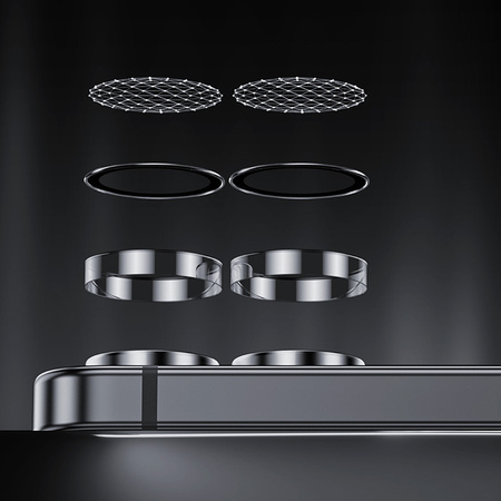 Benks Hartowane szkło Glass Warrior Lens Protector na aparat do Samsung Galaxy Z Flip 7 (2 sztuki) przezroczyste – szkło ochronne na obiektywy, łatwy montaż