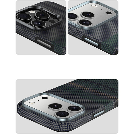 Benks Pancerne Etui Ochronne Armor Pro Aurora Kevlar Carbon 600D do iPhone 18 Pro / 17 Pro