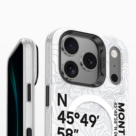 Benks Etui Dynamic Magnetic Summit Mont-Blanc do iPhone 17 Pro (Camera Control Button) – Smukłe Etui Premium z Funkcją Camera Control