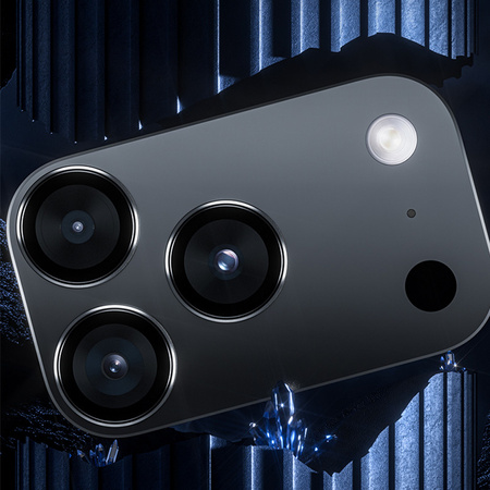 Benks Hartowane szkło DR Sapphire Lens Protector na aparat do iPhone 17 Air (1 sztuka) czarne – szkło szafirowe, maksymalna ochrona obiektywu