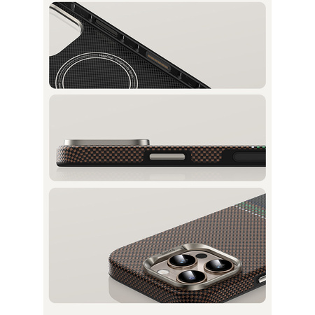 Benks Etui Carbon Kevlar Armor Pro Prestige MagSafe do iPhone 16 Pro plecki pokrowiec ochrona Camera Control sterowanie aparatem