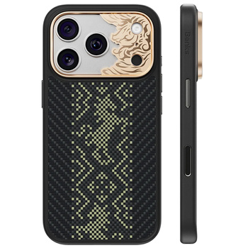 Benks Etui Magnetic Armor Pro Knight Kevlar Metal Frame do iPhone 18 Pro / 17 Pro czarne – wytrzymałe etui z włóknem Kevlar® i pełną ochroną MagSafe