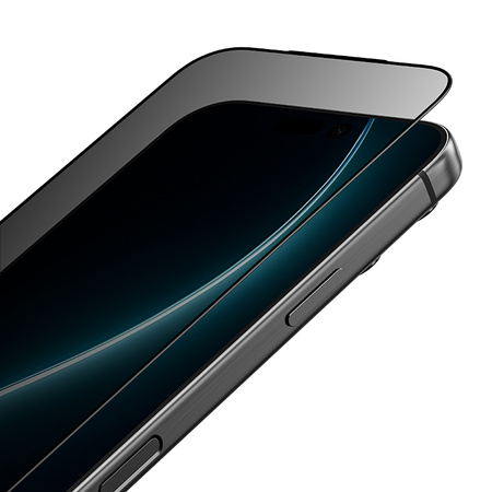 Benks Hartowane szkło Glass Warrior Privacy do iPhone 17 Pro czarne – prywatność ekranu, anty-spy, odporne na zarysowania