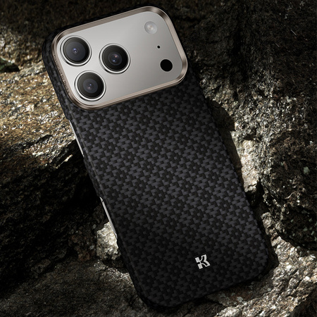 Benks Etui Magnetic Armor Air Armor Grid Kevlar Metal Frame 600D (B068) do Iphone 17 Air czarne