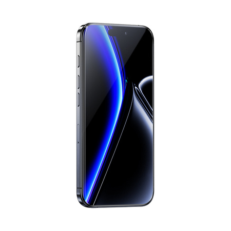 Benks Hartowane szkło Glass Warrior Sapphire Coating (LS65) do Iphone 16 Pro Max czarne (Thin Edge)