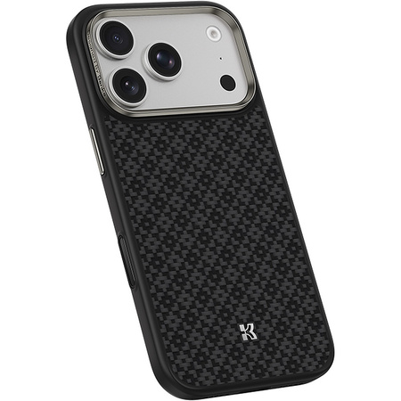 Benks Etui Magnetic Armor Pro Armor Grid Kevlar Metal Frame 600D do iPhone 18 Pro Max / 17 Pro Max czarne – wytrzymałe etui z włóknem Kevlar® i pełną ochroną MagSafe