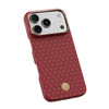 Benks Etui Magnetic Armor Air Armor Grid Kevlar Metal Frame 600D do iPhone 18 Pro / 17 Pro czerwone – wytrzymałe etui z włóknem Kevlar® i pełną ochroną MagSafe