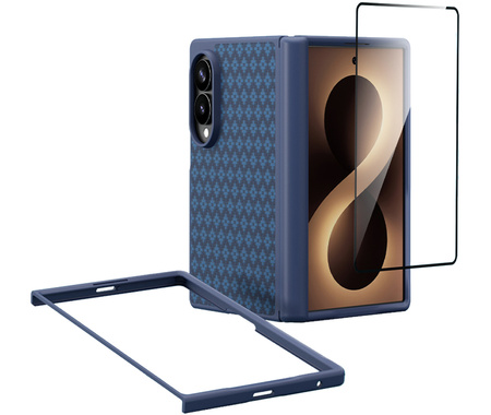 Benks Etui Magnetic Armor Grid Pro Grand Combo (C.K.FL.SA.BE.CS60) do Samsung Galaxy Z Fold 8 niebieski