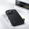 Benks Etui Montage Magnetic Armor Air Kevlar PC Frame 600D+1500D (M064) do iPhone 16 Plus Czarne