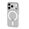 Benks Etui Magnetic Mist Metal Frame (K070) do iPhone 17 Pro Max Białe (Camera Control Button)
